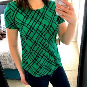 Geometric pattern blouse
